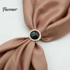 Gold Plated Scarf Holder Cat Eye Stone Silk Button, Vintage Style Alloy Light Luxury Button Buckle, Decorative Anti-slip Clip for Women Coats
