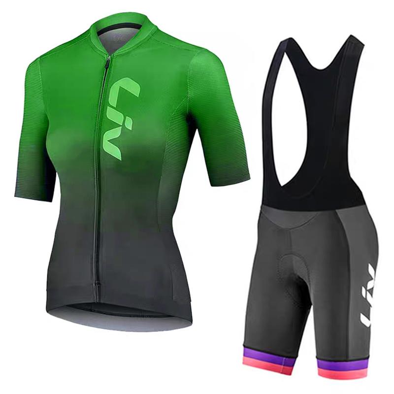 Jersey Women's Cycling Bib Summer Cycling Sportswear Set Sunscreen Cycling Top Slim Fit Versatile Cycling Shorts 2026 Summer Breathable Cycling Suit