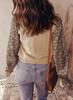 Autumn 2025 Women's Fashion Pullover: Multi-Color Ruffle Sleeve Round Neck Sweater