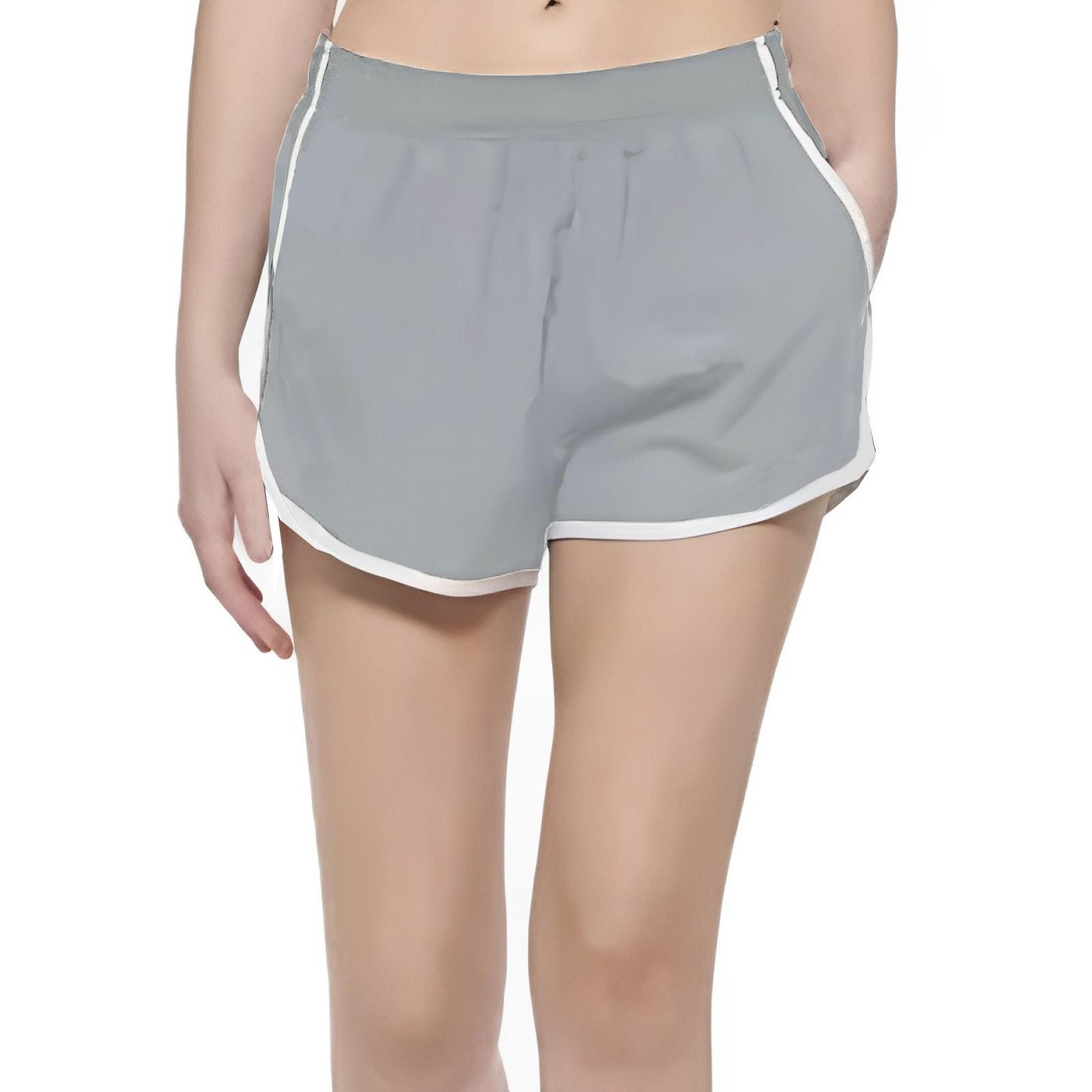 Женские модные однотонные повседневные штаны для йоги с эластичной талией — фото 5