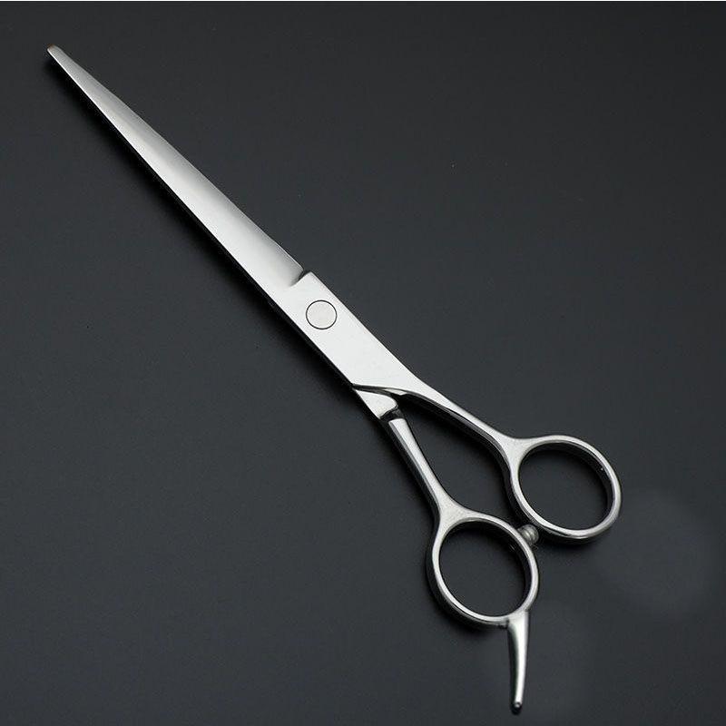 Pet Grooming Scissors: Straight & Curved for Dog Hair and Teddy Bear Trimming