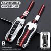 Zinc Alloy Car Key Case For Porsche Panamera Cayenne 911 971 992 Spyder Carrera Macan Boxster Cayman Accessories