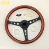 JDM INDY Classic Wood Style Steering Wheel Universal 14inch Racing Sports Drift Steering Wheel