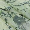Bamboo Plum Blossom Tie-Dye Flocking Mesh Fabric for Cheongsam Dress