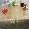 Table Runner Roll, Glitter Gold Foil Mesh Table Runner Decorative Dining Table Centerpiece for Party, Wedding, Baby Shower, Christmas