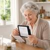 Handheld Reading Page Magnifier for Small Print with Integrated Light, Acrylic Lens and ABS Frame for Books, Newspapers and Labels