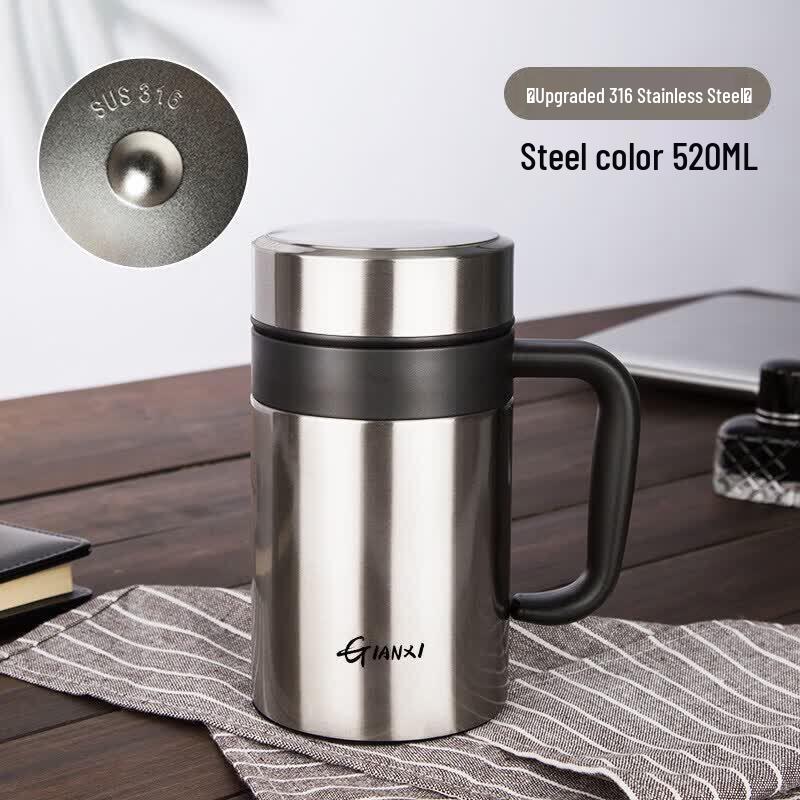 YOLO Men s Large Capacity 304 Stainless Steel Thermos with Handle