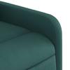 Electric Massage Recliner with Rising Function Dark Green Fabric