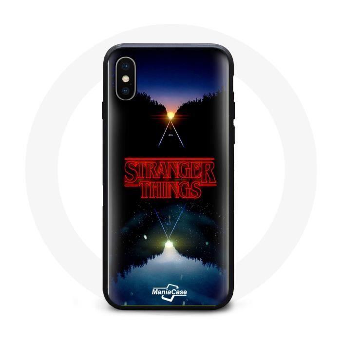 Coque iPhone x Stranger Things by night