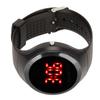 Children Digital Watch Student Fashionable Red LED Outdoor Sports Watch Birthday Gift for Daily Life Black