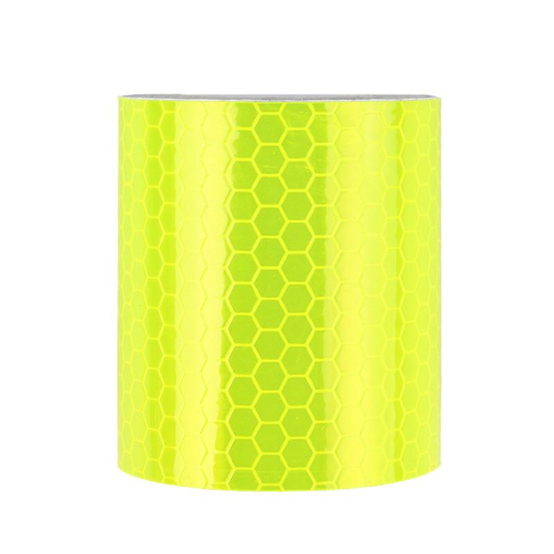 

Водонепроницаемая предупреждающая лента наклейки предупреждающий свет отражатель защитная наклейка светоотражающая пленка знак безопасности автомобиля 100см X 5см флуоресцентный желтый