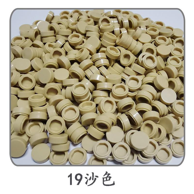 1000 stuks/partij Tegel 1x1 Rond 98138 Speciaal Blok Bouwsteen Kleine Deeltjes Stenen Onderdelen Compatibel met 98138 LOGO Speelgoed