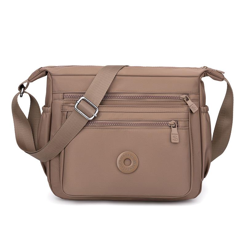 Commuter Shoulder Bag Women's Crossbody Bag Lightweight Water-Repellent Nylon Bag