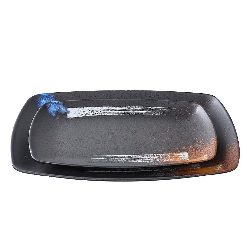 Abay Starry Sky Melamine Rectangular Serving Plates