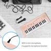 Electronic Piano with Mini Keyboard 37 Key Electronic Keyboard Piano Children  S Piano Pink