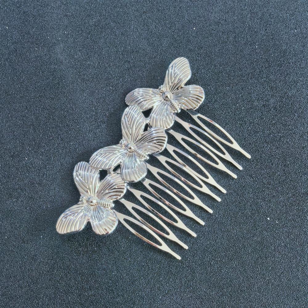 Vintage Alloy Butterfly Hair Combs Retro Ancient Style Hair Comb Pins Bride Wedding Prom Party Hair Accessories