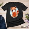 Red Panda With Basketball Streetball Team Sport Dunk Premium Unisex T-shirt