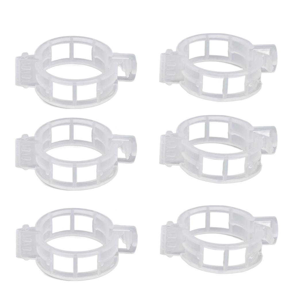 300Pcs Plastic Tomato Clips Good Fixation Support Reusable Plant Support Clips for Various