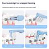 4Pcs Clean Braces Adult Toothbrushes Dental Interdental Brush Soft Bristle Concave Shaped Small Head Toothbrush For Oral Health
