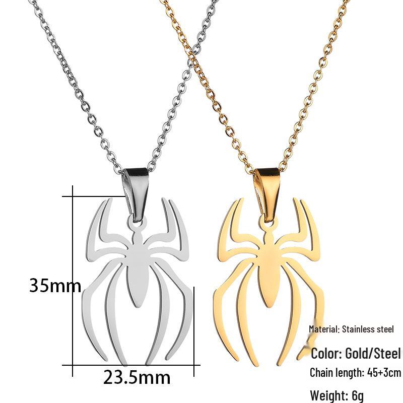 Popular Spider-Man Stainless Steel Necklace - Movie & TV Inspired