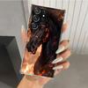 Animal Black Horse Phone Case for Samsung Galaxy S26 S24 S23 Ultra S25 Edge S22 S21 Plus S20 FE + Soft Print Shell Funda Galaxy