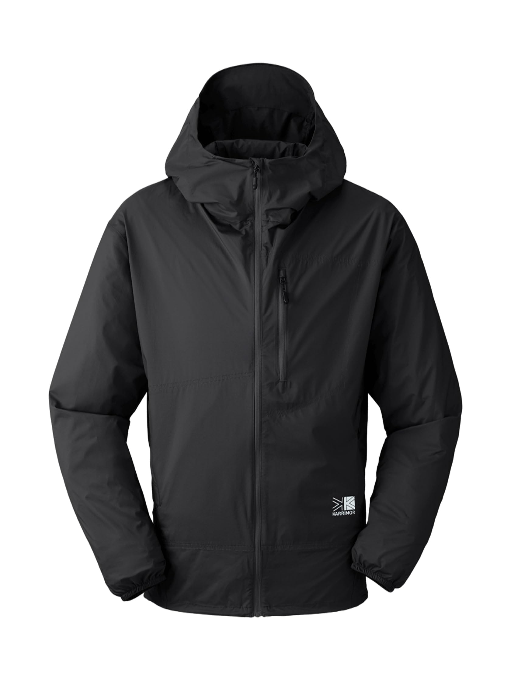 

Karrimor Ветрозащитная куртка-худи, компактно складывающаяся, водоотталкивающая, антибактериальная, устойчивая к запахам, чёрный