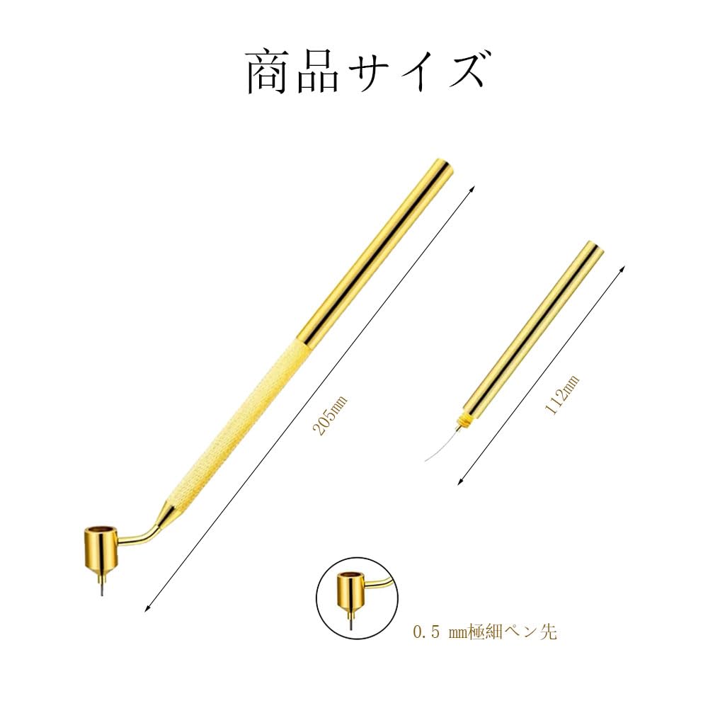 TANGRUl Fineline Pen 0.5mm Touch Up Pen Car Chip Scratch Repair Kit Air Touch