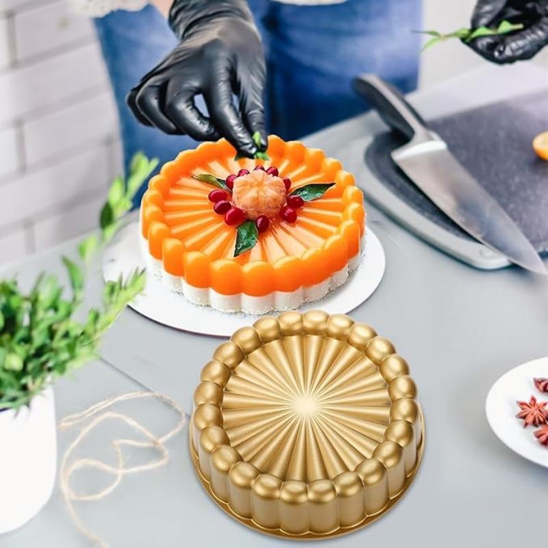 Charlotte dessert Cake Mold Aluminium Kitchen Accessories Decoration Round Christmas Valentine’s Wedding Family 3D Cake Pan