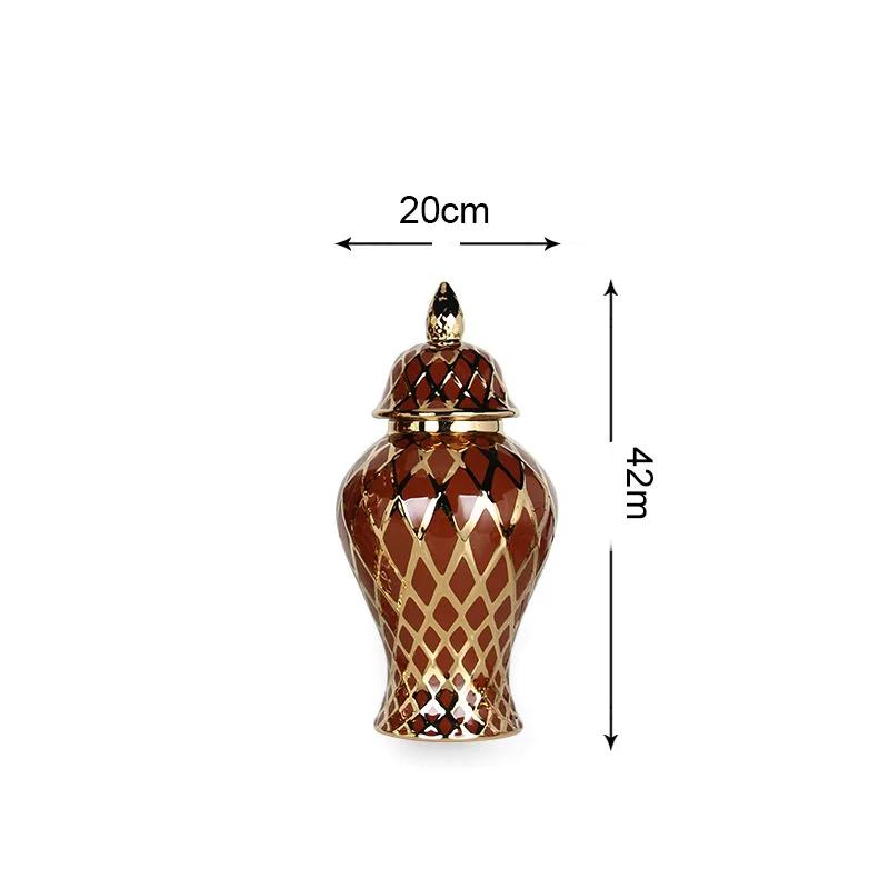 Large ceramic general jar home decoration vase ornaments porcelain vase tabletop decorations ceramic vase home decoration