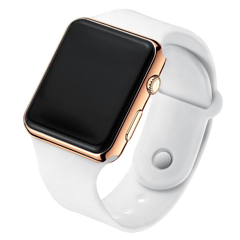 Summer LED Square Display Fashionable Casual Couple and Student Sports Watch