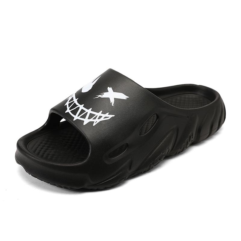 

Модные летние мужские классические сандалии Модные сандалии EVA для молодых людей Горячая распродажа Мужские нескользящие уличные шлепанцы Мужская мягкая удобная обувь 44-45 чёрный