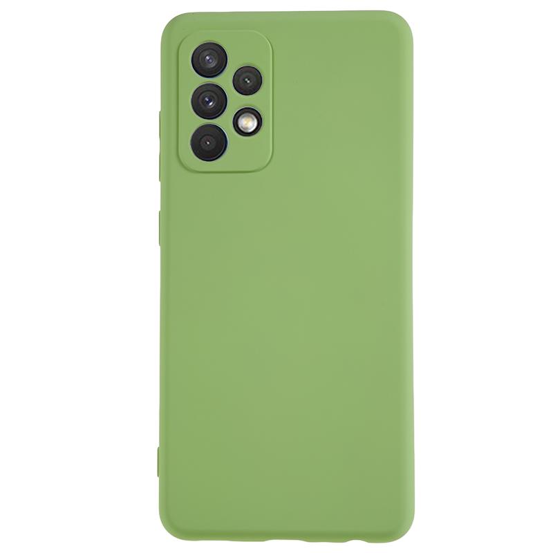 For Samsung Galaxy A52 4G/5G/A52s 5G Rubberized Phone Case Fiber Lining TPU Back Cover