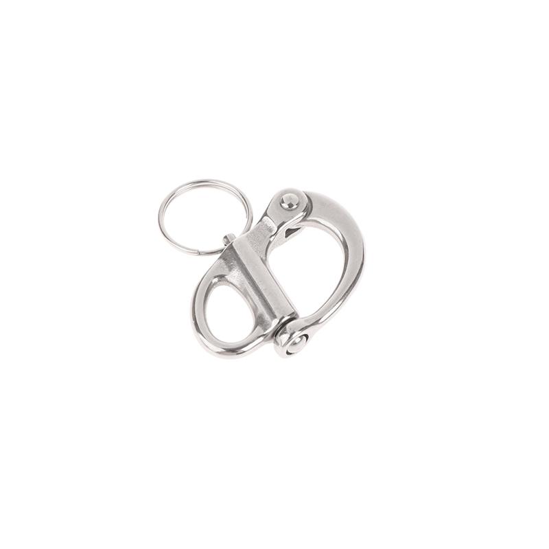 

316 Stainless Steel Fixed Snap Shackles Bail Snap Shackles With Quick Release Pin 35mm