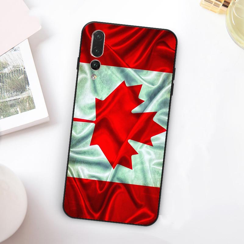 Canada Canadian Flag For Huawei Nova Y60 Y70 Y90 Y72 Y73 Y61 Y91 7i 8i 11i 12i 12s 9 10 SE P20 P30 P40 Lite Case