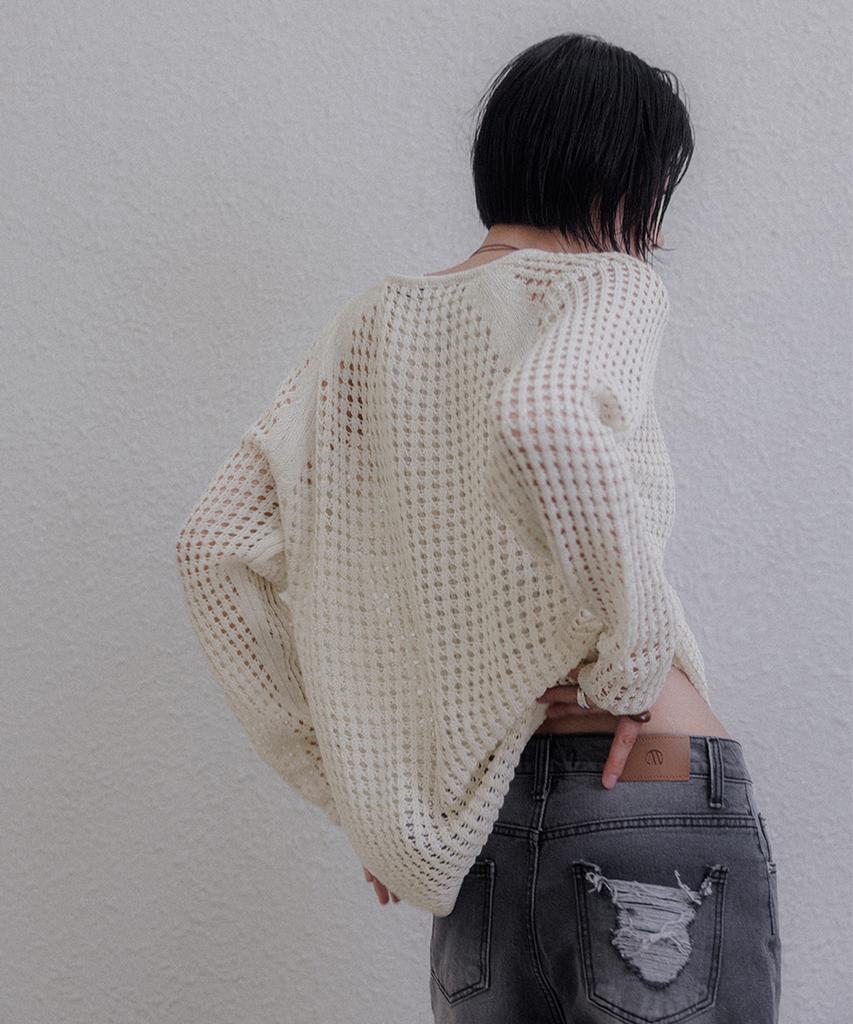 Memua Tense Raglan Linen Knit