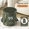 Cartoon Insulated Folding Foot Bath Bucket with Lid - Portable, Thickened Design for Deep Soak