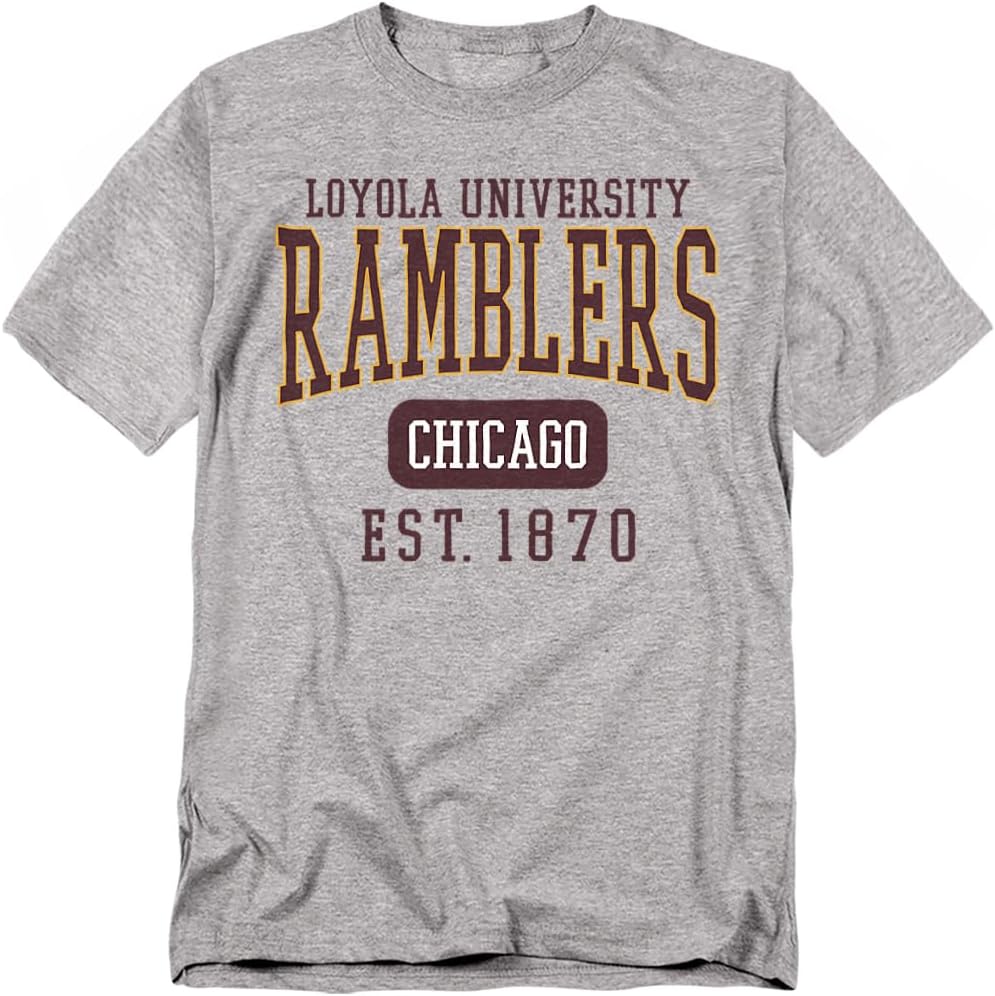 Loyola University Chicago Loyola University Official Unisex Adult T Shirt Collection S