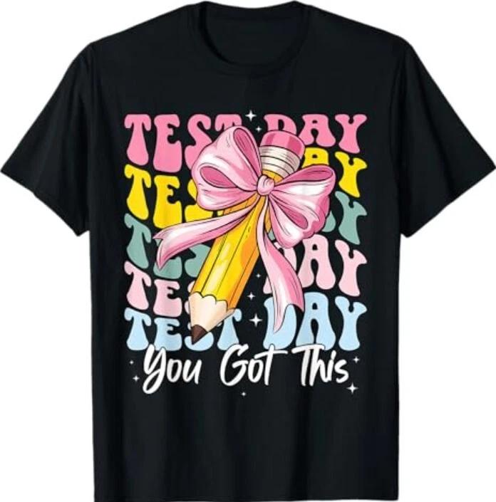 Test Day Rock The Test Motivational Teacher You Got This T-Shirt S