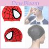 Spider Man Childrens Silicone Waterproof Swim Cap With Ear Protection For Pool Water Sports