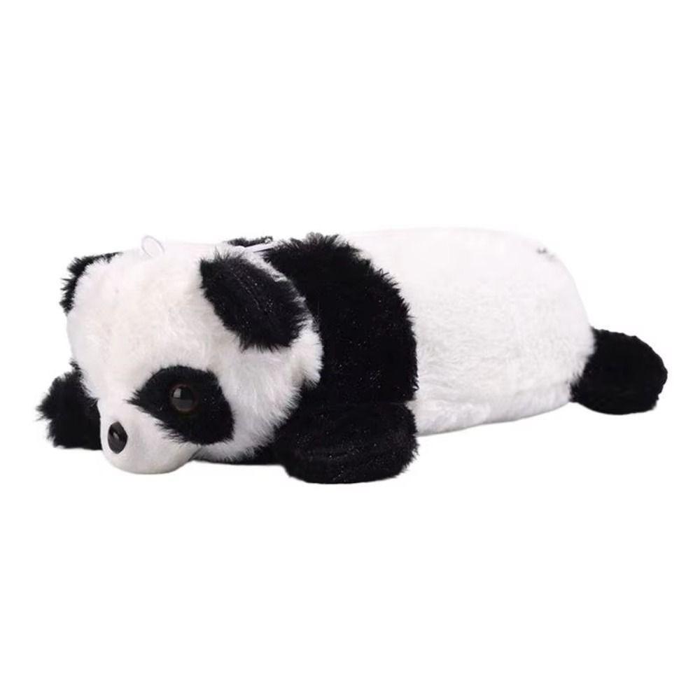 

Zipper Closure Panda Doll Stationery Bag Writing Tools Cute Design Pencil Case School Supplies