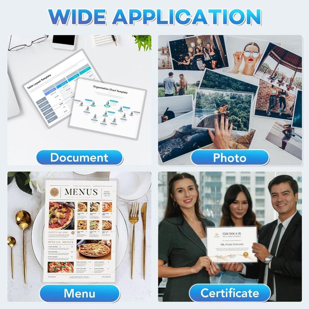 A4/A5/A6 Glossy Film Waterproof Vinyl Sticker New Vinyl Laminating Film Office&Home Use