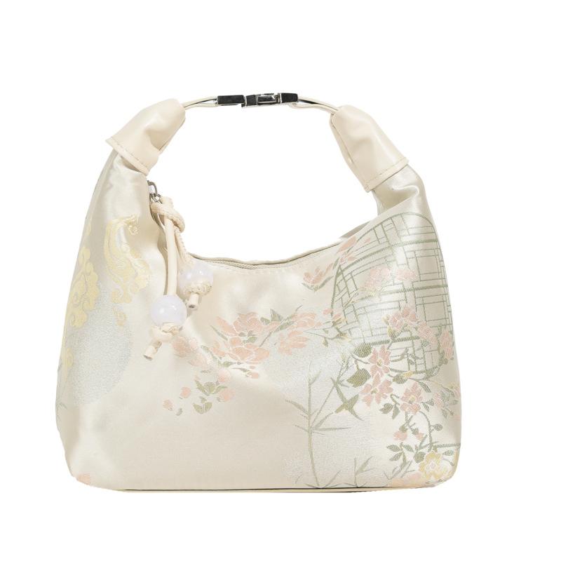 Niche Embroidery New Chinese Bag Women 2025 New Summer Shoulder Messenger Bag Guofeng Handbag Dumpling Bag