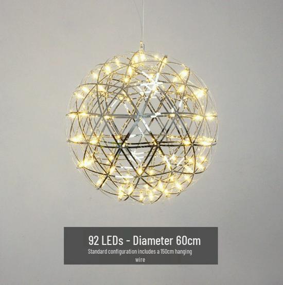 Golden Sparkle Chandelier for Shopping Malls, Hotels, Bars, Clothing Stores, Cafes, Stairs, & Restaurants