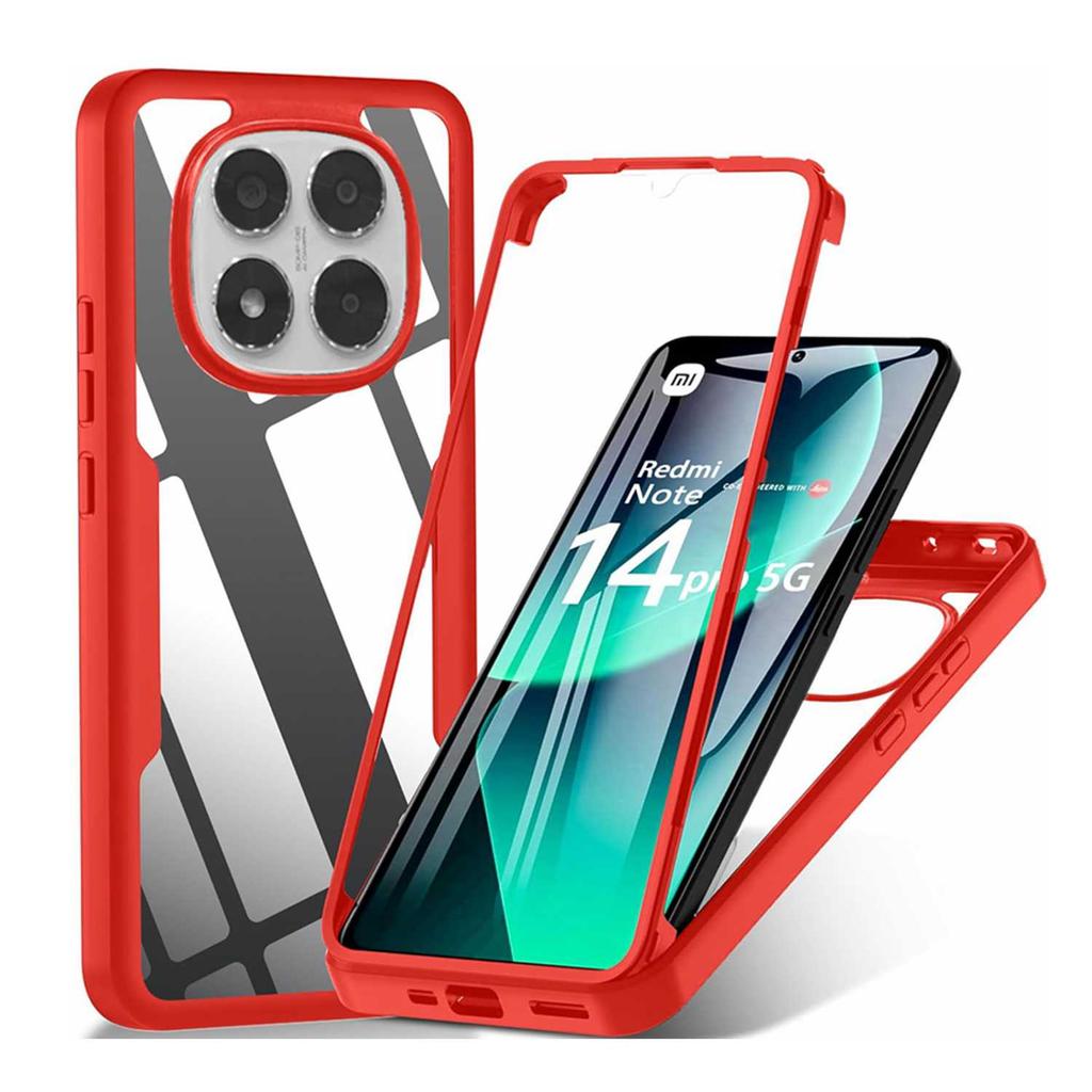 360 Celotělový kryt pro Poco C71 X7 Pro M6 X6 X5 Redmi Note 14S 14 Pro Plus 5G 13 12 10 Redmi A5 14C 13C 12C 10C 9C 9A 9 s ochrannou fólií na displej