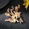 New Halloween Women's High-end Retro Women's Accessories Pumpkin Witch Broom Brooch