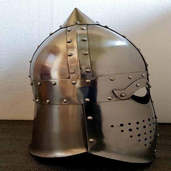 Armor Helmet Medieval Knight Sugarloaf Crusader Helmet Templar Viking Helmet Gift