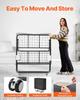 Rollaway Bed Folding Bed with 5 In Foam Mattress for Adults and Guest