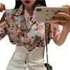 Retro Floral Chiffon Blouse - New Summer French Style