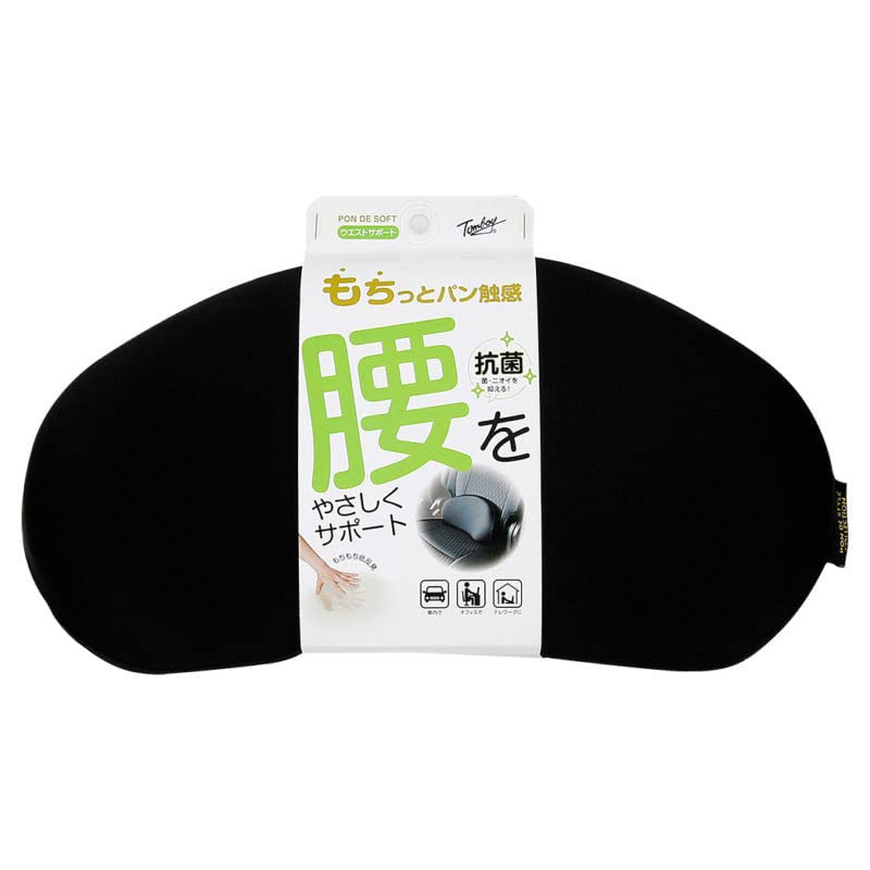 Nishiki Sangyo Tomboy Pon de Soft 3D Эластичная Подушка на Поясницу Антибактериальная Устойчивая к Запахам Вязаная С Низким Отскоком Снимающая Давление Поддерживающая Черная чёрный 4900₽