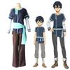Art Online Sword Sao Alicization Kirigaya Kazuto Cosplay Costume Outfit Set Full